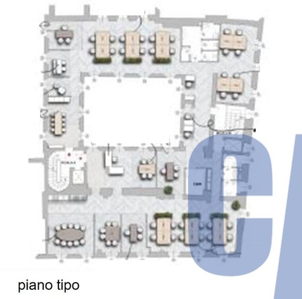 ufficio in affitto a Milano in zona Brera