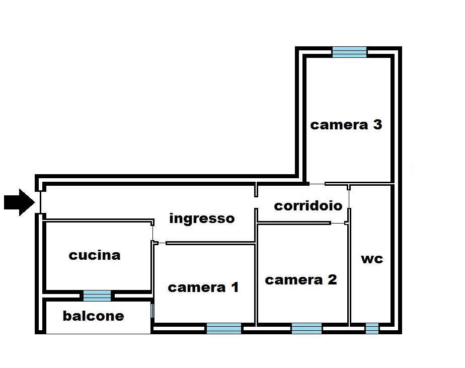 appartamento in affitto a Milano in zona Chiesa Rossa