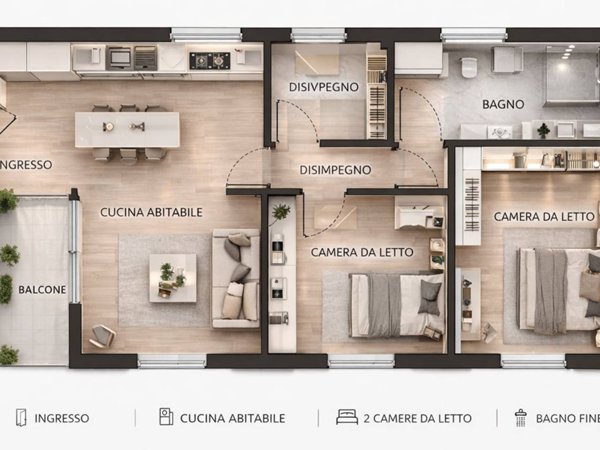 appartamento in affitto a Milano in zona Corvetto