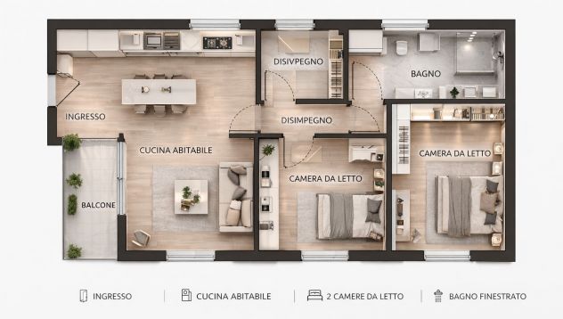 appartamento in affitto a Milano in zona Corvetto