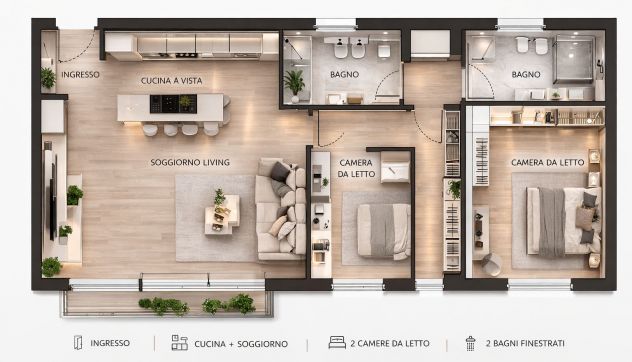 appartamento in affitto a Milano in zona Bovisa