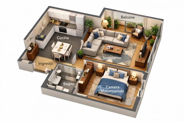 appartamento in affitto a Milano in zona Lambrate