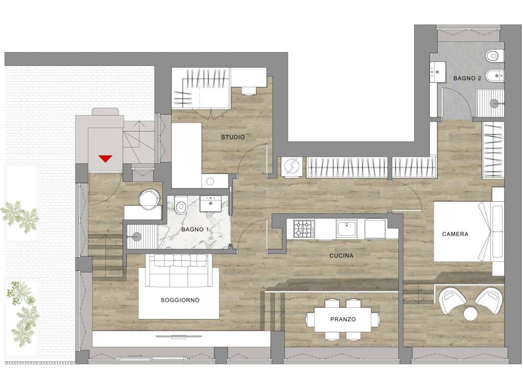 appartamento in affitto a Milano in zona San Siro