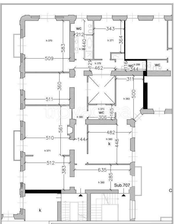 appartamento in affitto a Milano in zona Cadorna