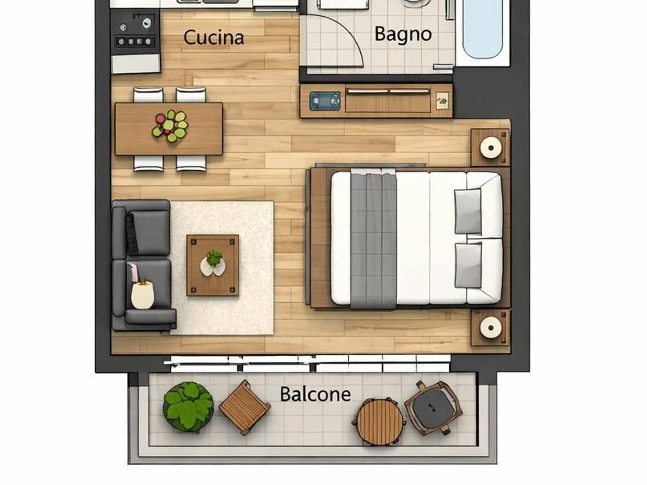 appartamento in affitto a Milano in zona Rottole