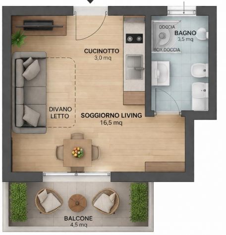 appartamento in affitto a Milano in zona Lambrate
