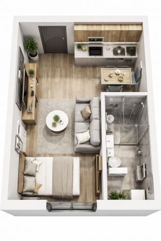 monolocale in affitto a Milano in zona Lambrate