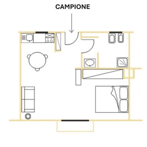 appartamento in affitto a Milano in zona Bicocca