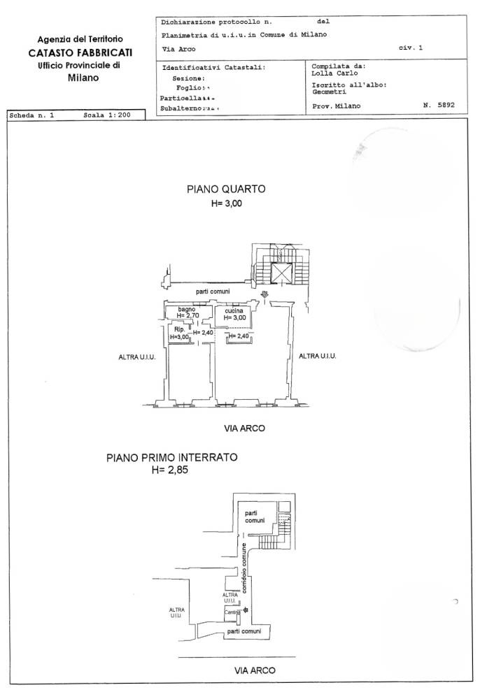 appartamento in affitto a Milano in zona Cadorna