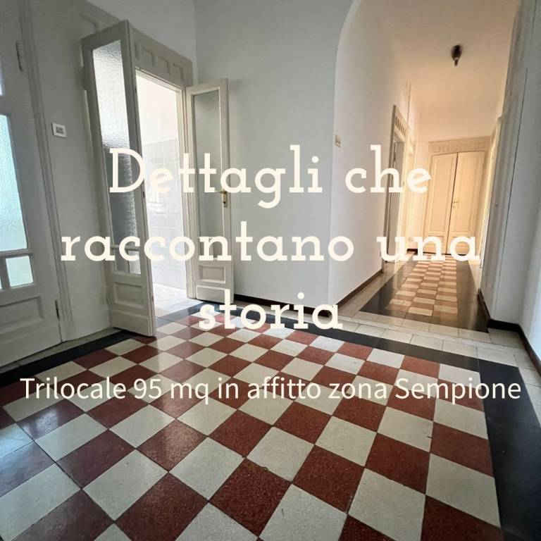 appartamento in affitto a Milano in zona Sempione