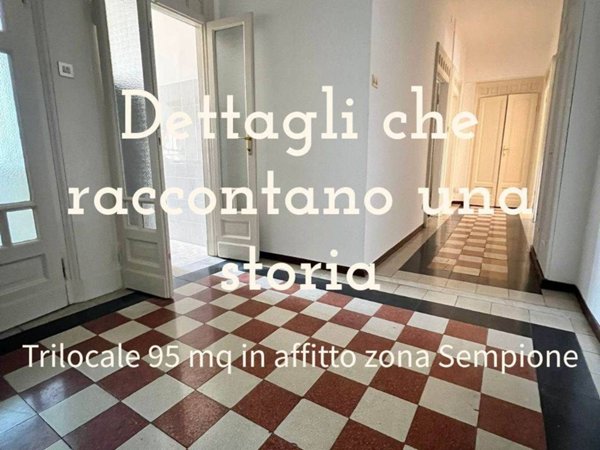 appartamento in affitto a Milano in zona Sempione