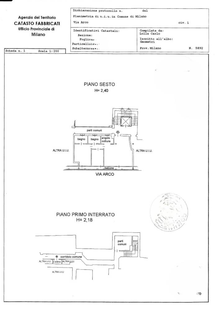 appartamento in affitto a Milano in zona Cadorna