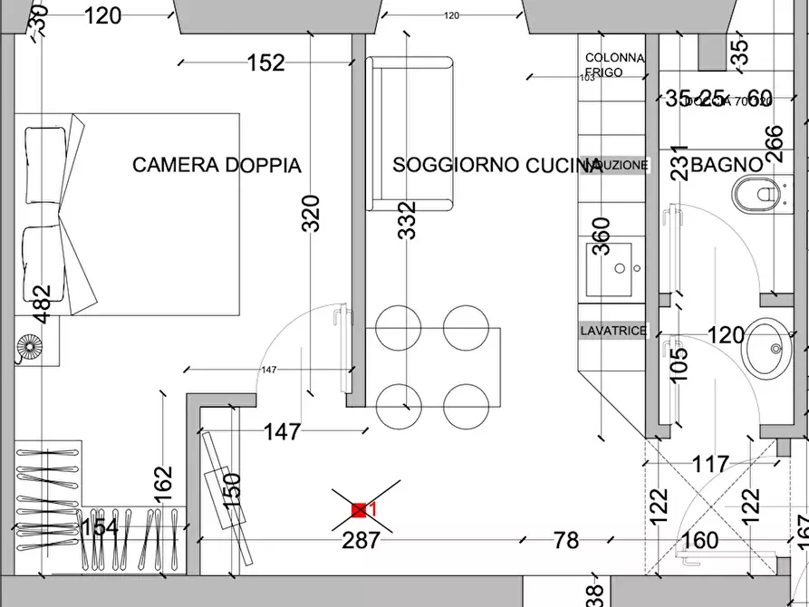 appartamento in affitto a Milano in zona Bocconi