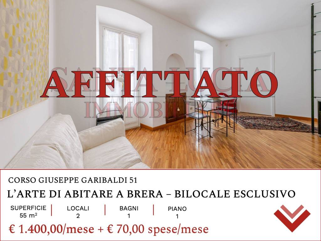 appartamento in affitto a Milano in zona Porta Garibaldi