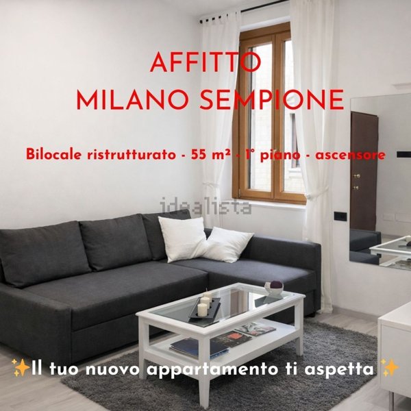 appartamento in affitto a Milano in zona Sempione