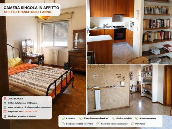 appartamento in affitto a Milano in zona Niguarda