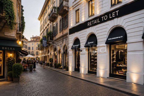 negozio in affitto a Milano in zona Brera
