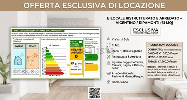 appartamento in affitto a Milano in zona Vigentino