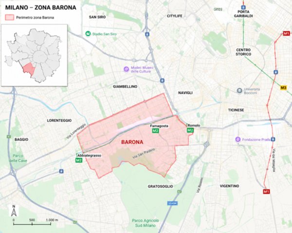 appartamento in affitto a Milano in zona Barona