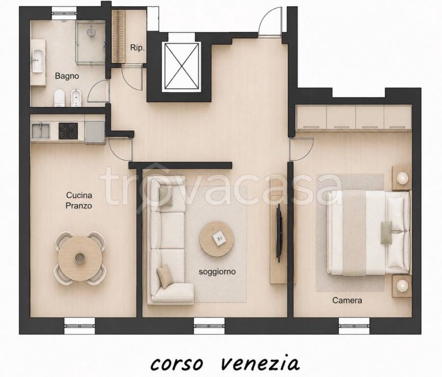 appartamento in affitto a Milano