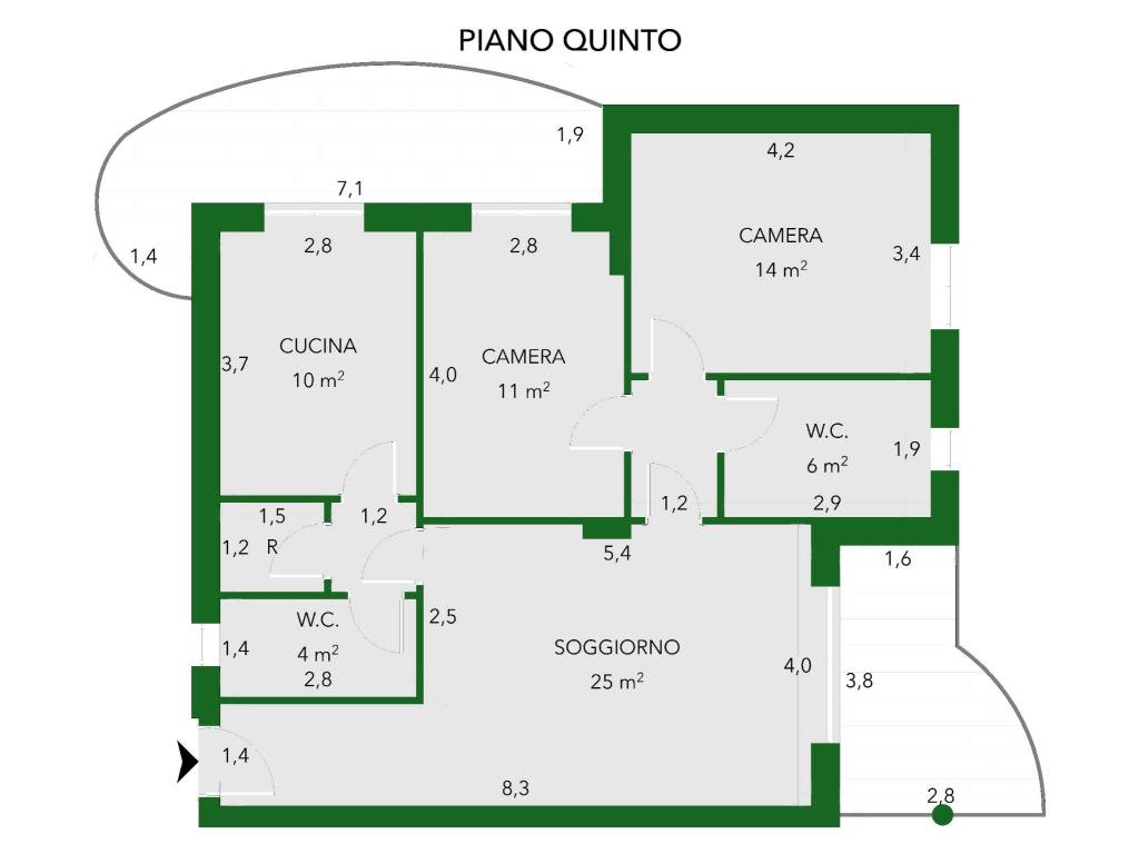 appartamento in affitto a Milano in zona San Siro