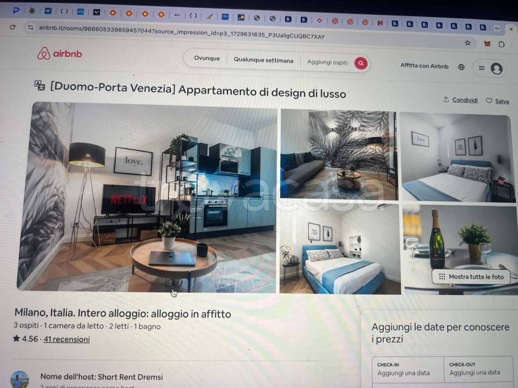 appartamento in affitto a Milano in zona Città Studi