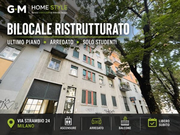 appartamento in affitto a Milano in zona Città Studi