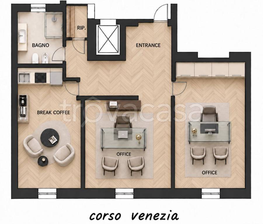 appartamento in affitto a Milano in zona Porta Venezia