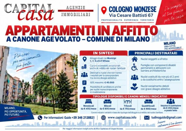 appartamento in affitto a Milano in zona Lambrate