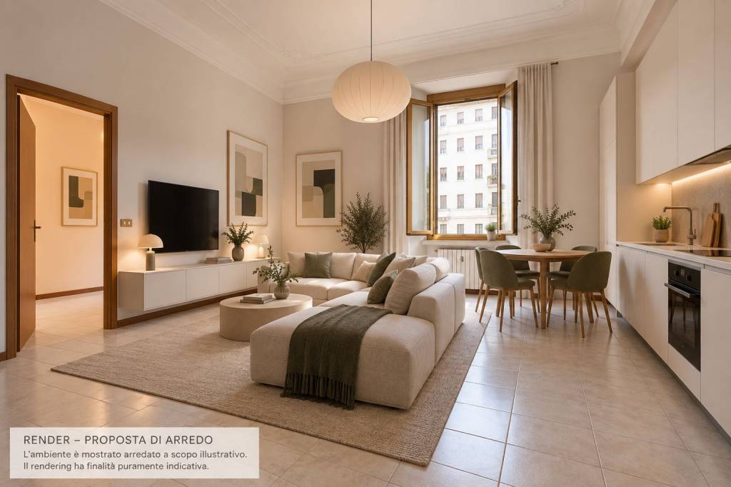 appartamento in affitto a Milano in zona XXII Marzo