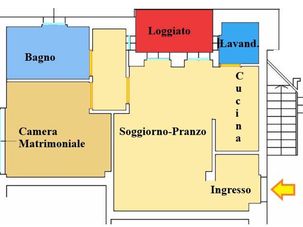 appartamento in affitto a Milano in zona Villaggio dei Giornalisti