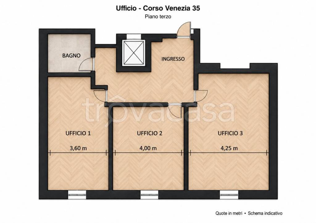 ufficio in affitto a Milano in zona Porta Venezia