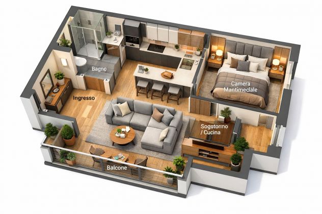 appartamento in affitto a Paderno Dugnano