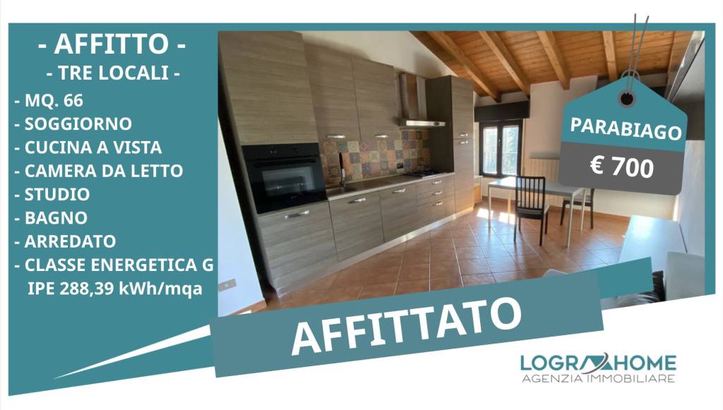 appartamento in affitto a Parabiago