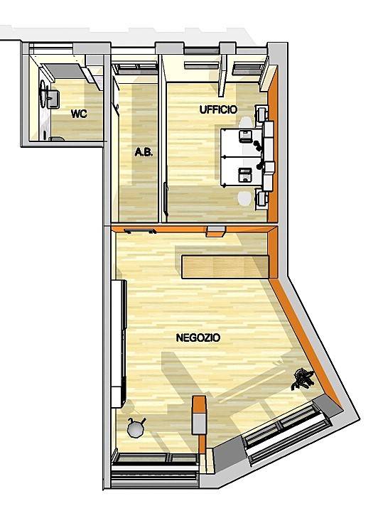 negozio in affitto a Pero