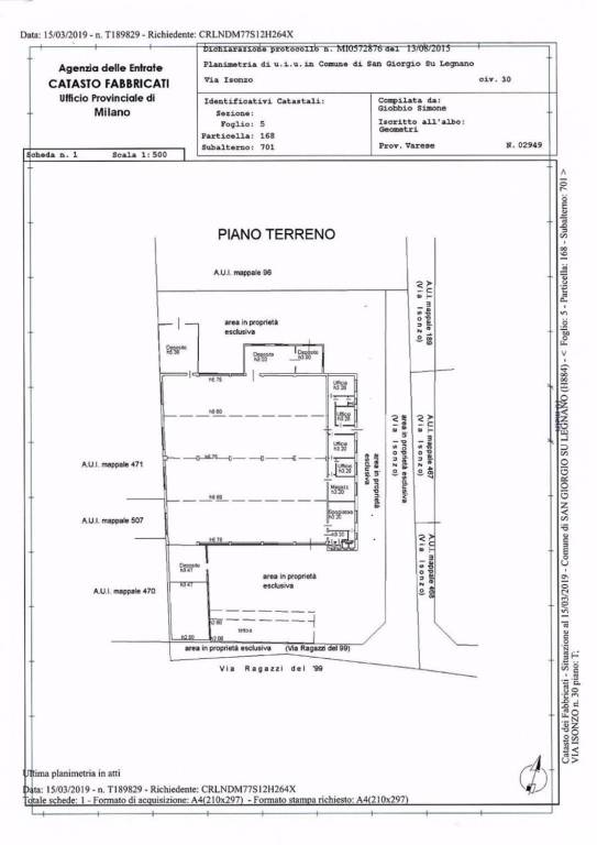 locale commerciale in affitto a San Giorgio su Legnano