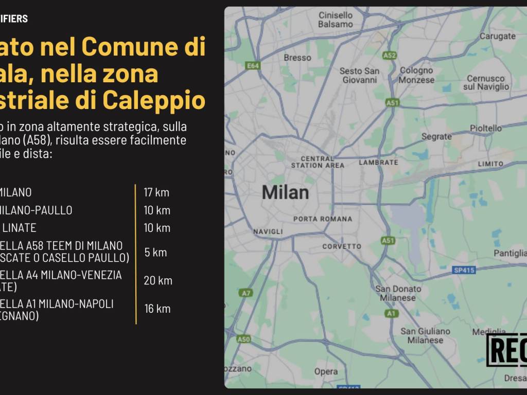 locale commerciale in affitto a Settala in zona Caleppio