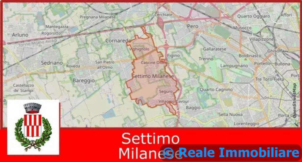 appartamento in affitto a Settimo Milanese