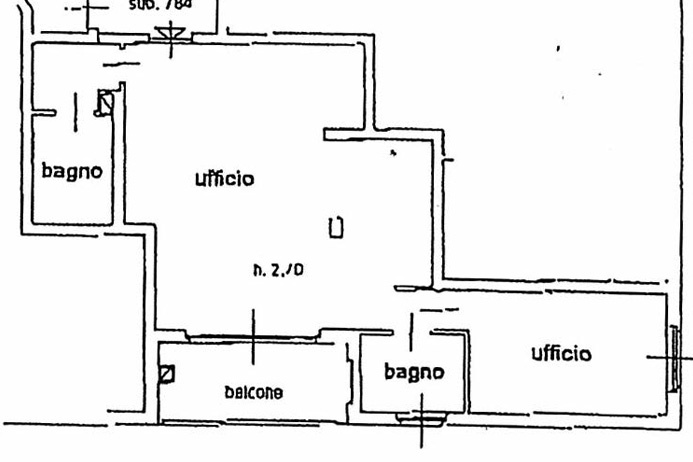 ufficio in affitto a Bergamo in zona San Giorgio
