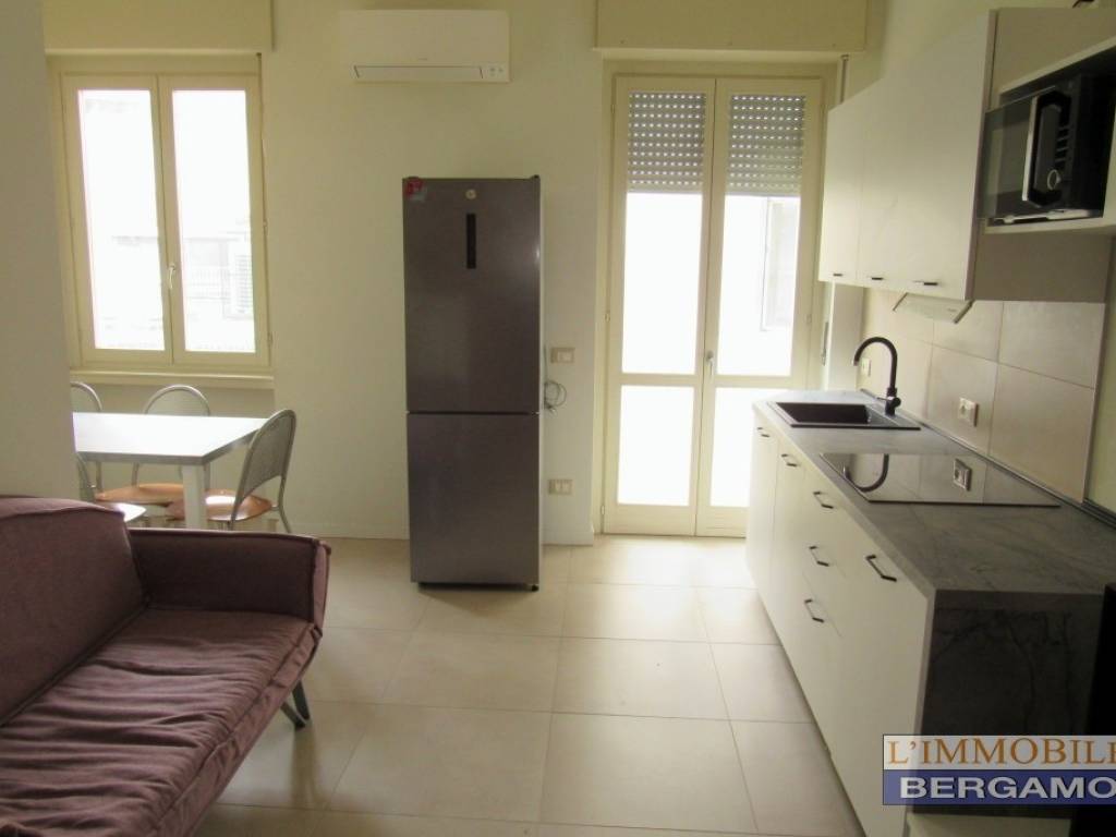 appartamento in affitto a Bergamo in zona Borgo Palazzo