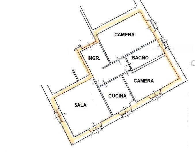 appartamento in affitto a Bergamo in zona San Giorgio