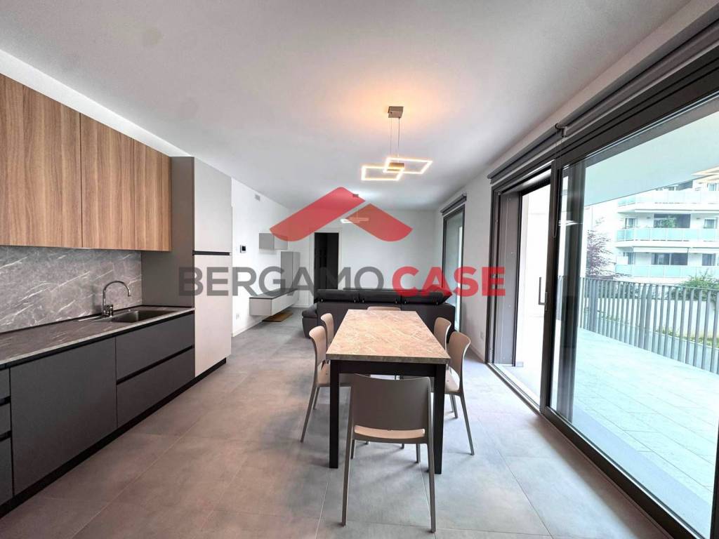 appartamento in affitto a Bergamo in zona Borgo Palazzo
