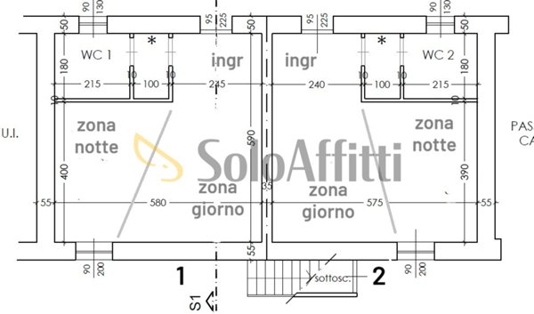appartamento in affitto ad Airasca