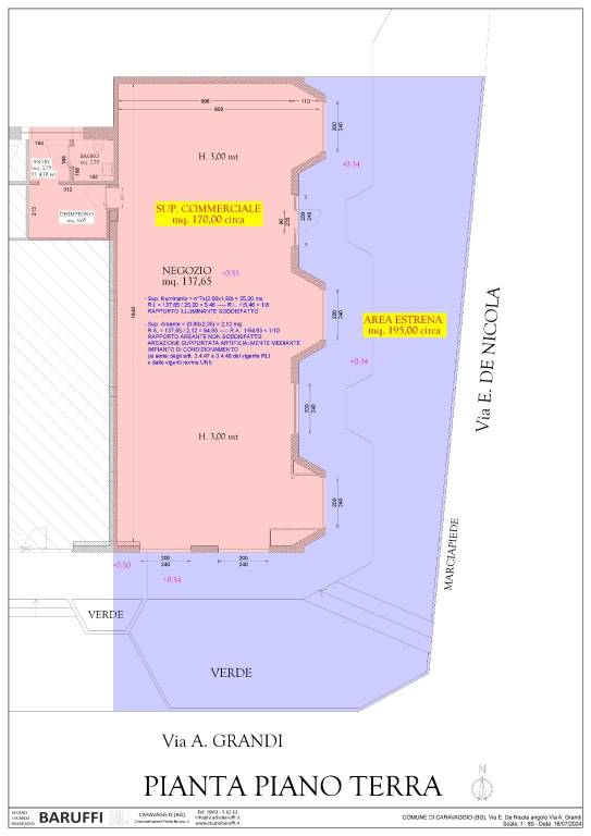 negozio in affitto a Caravaggio