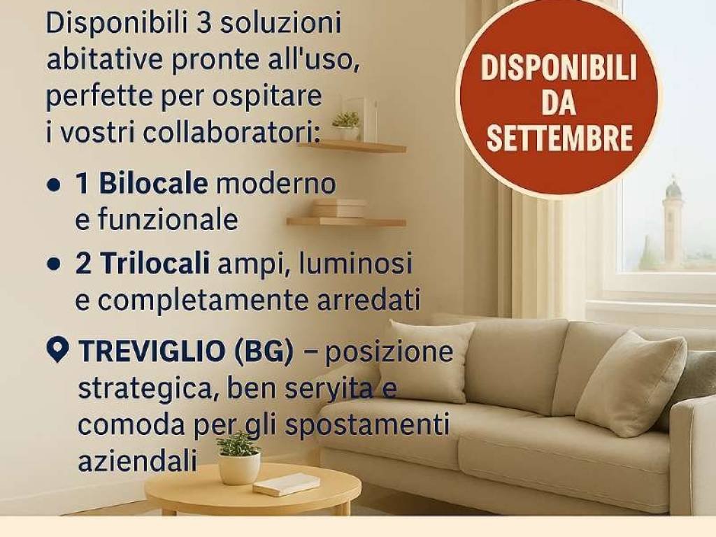 appartamento in affitto a Treviglio