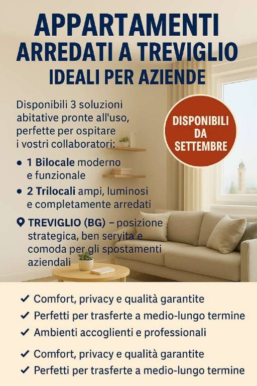 appartamento in affitto a Treviglio