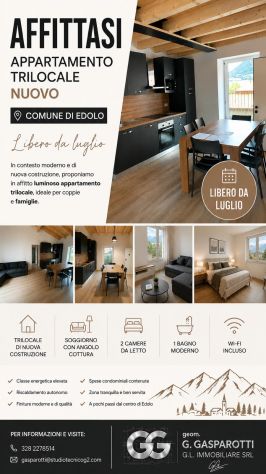 appartamento in affitto ad Edolo