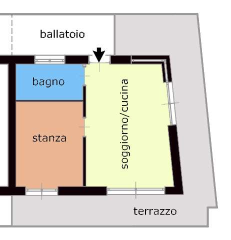 appartamento in affitto ad Edolo in zona Vico