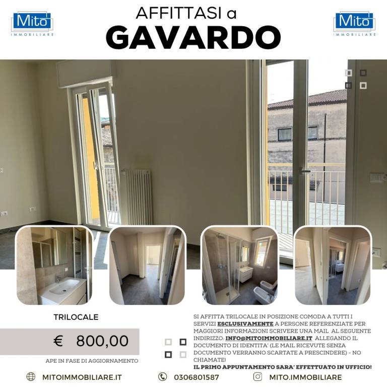 appartamento in affitto a Gavardo