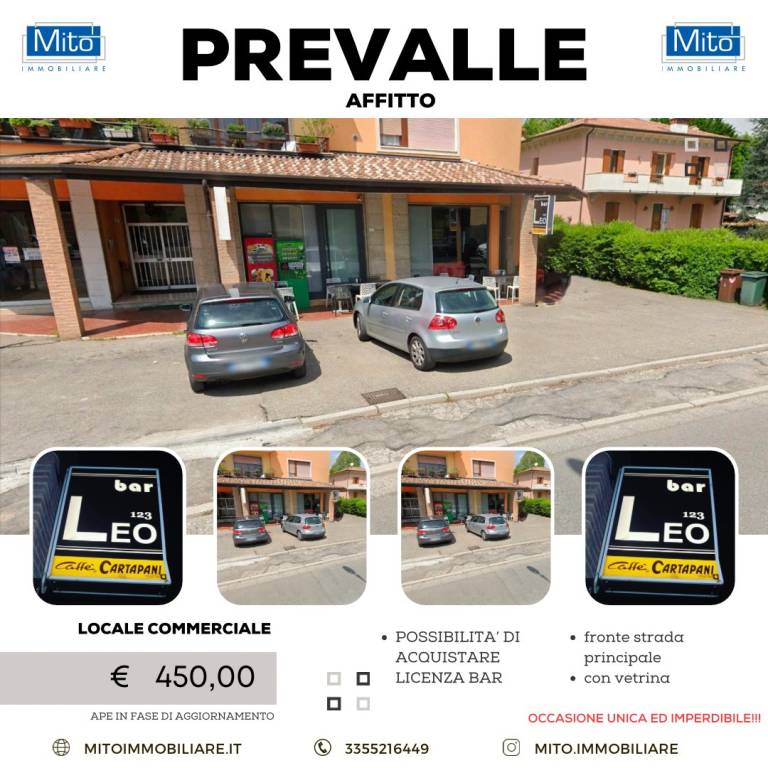 monolocale in affitto a Prevalle